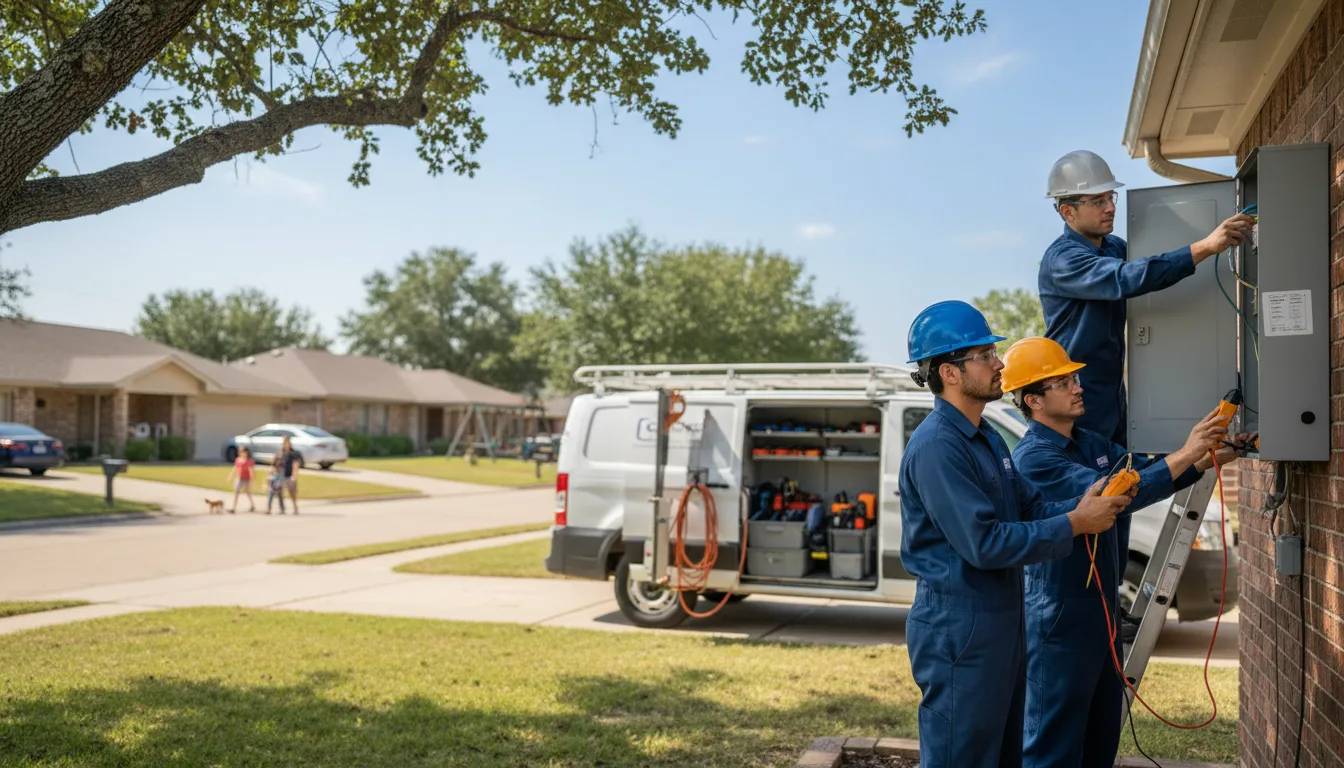 Certified electrician providing emergency electrical services in Albion, NY